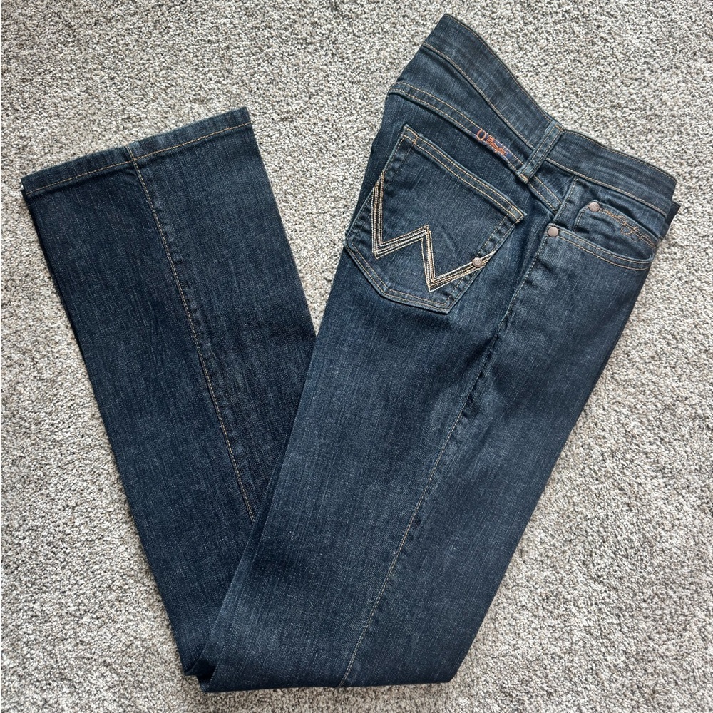 Wrangler Q-Baby Women's Dark Indigo Boot Cut Jeans